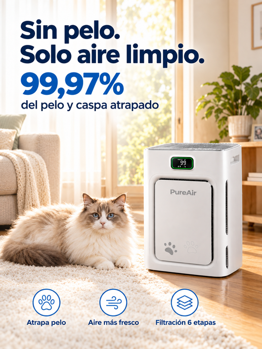 Petvia PureAir™ - Purificador de Aire para Mascotas