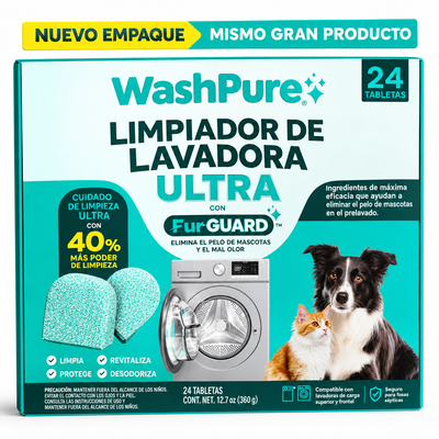 Petvia WashPure Adiós al pelo pegado en tu ropa y en el tambor