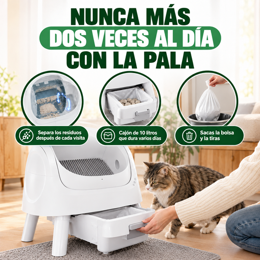 Petvia CleanBox Tu arenero se limpia solo