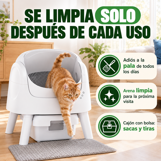 Petvia CleanBox Tu arenero se limpia solo