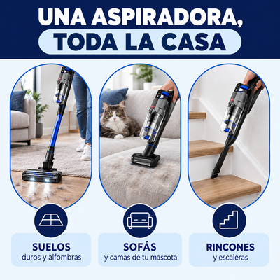 Petvia LumiSweep™ Aspira el pelo que no ves